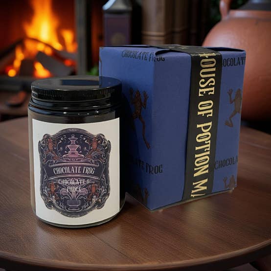Bougie Grenouille en Chocolat 140g/4,94oz pour la vente par House Of Potion Magic