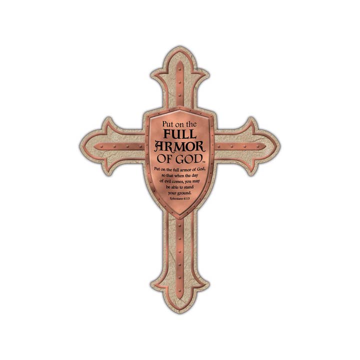 Dicksons - Wholesale Sticker - Sticker Cross Put On Full Armor Of God1