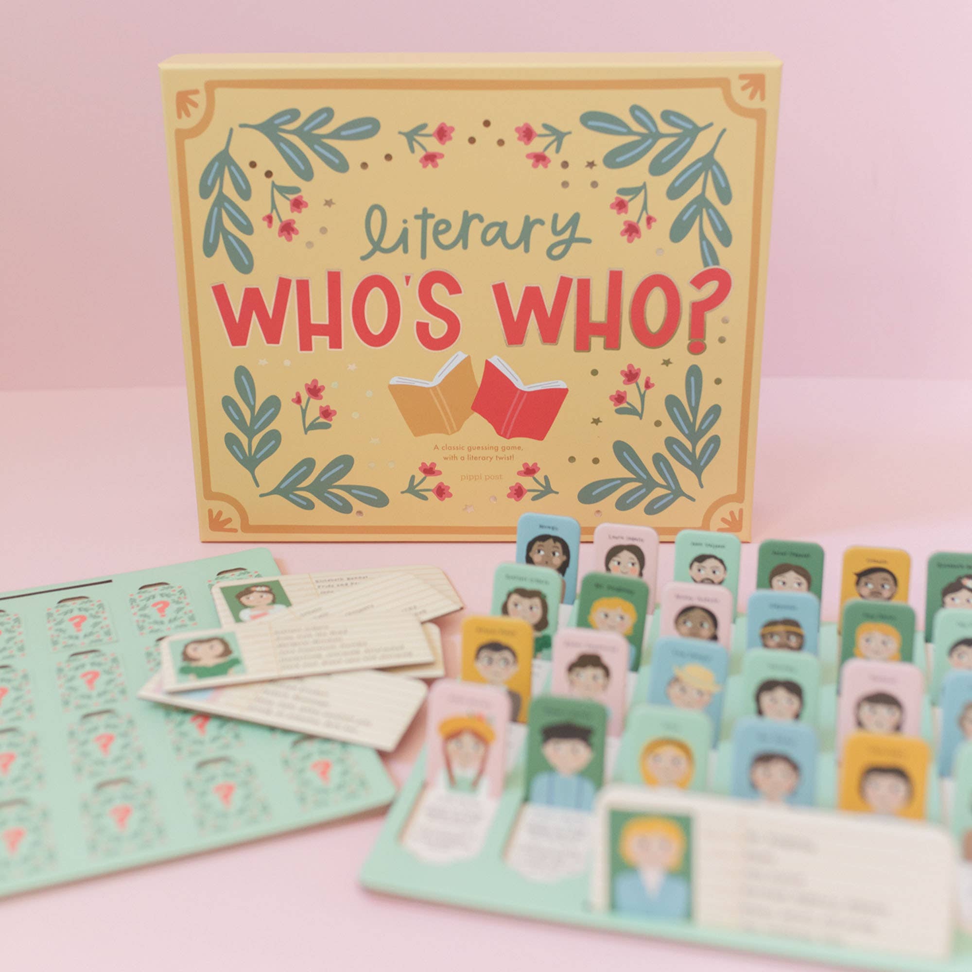 Pippi Post – wholesale Brädspel – Literary Who's Who – Gissningsspel med litterärt tema4