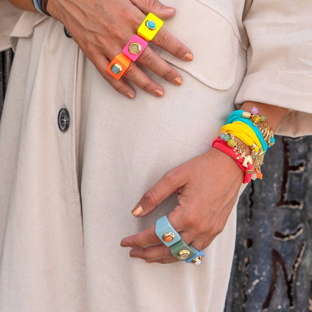 ÉMOLO - Vendita all'ingrosso Bracciale a polsino - Bracciale elastico Raspa6