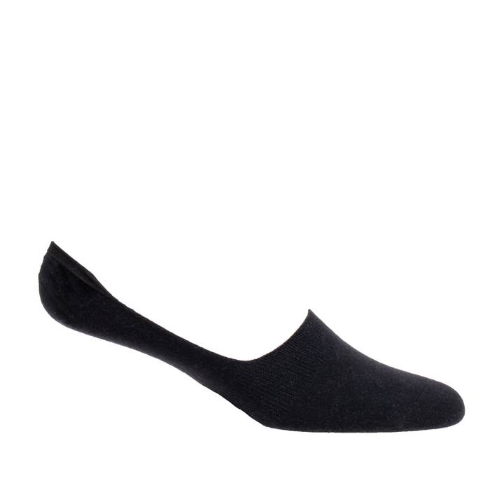 No-Show Socks 2PK - Black for wholesale by DNA Footwear
