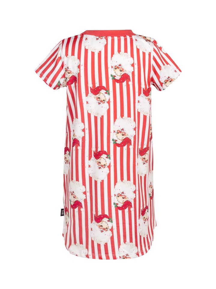 Santa Red NORTH POLE STRIPE DREAM NIGHTIE for wholesale on Faire1