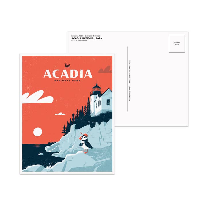 Acadia National Park Postcard for wholesale by Factory 43