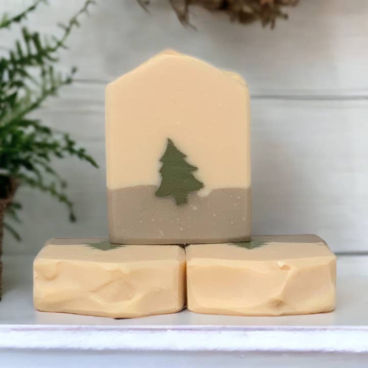 Pine Berry Holiday Soap – Fresh Pine & Berries for wholesale by Carried Away Bath