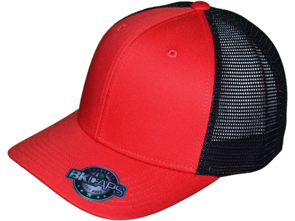 Buck Wholesale - Vendita all'ingrosso Cappellino  da camionista - Unisex - Cappellini Trucker Vuoti - 6 Pannelli Strutturati con Visiera Leggermente Curva25