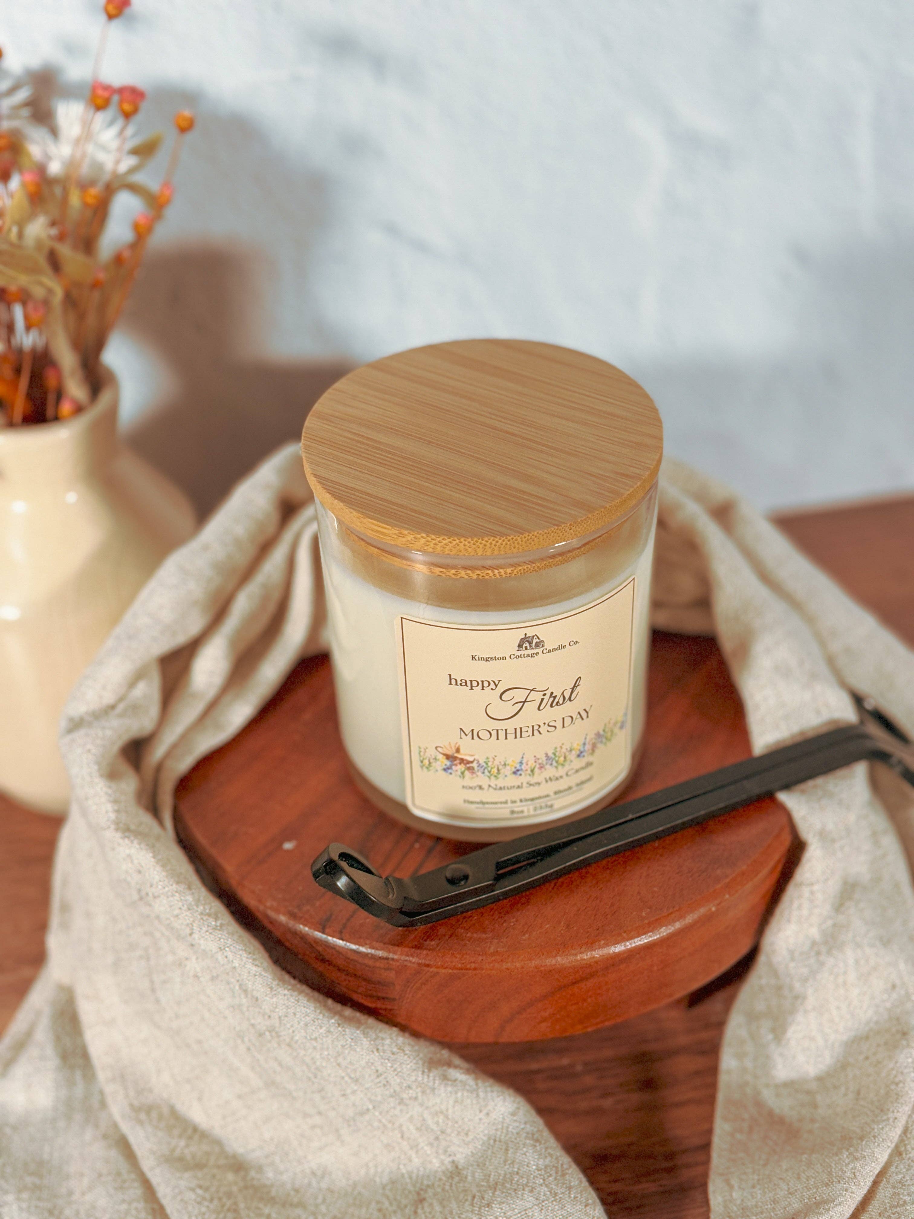 Kingston Cottage Candle Co. - Wholesale Jar/Filled Candle - On Your First Mother’s Day Candle1