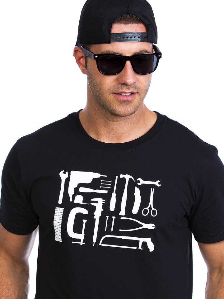 Tools T-shirt voor heren — Biologisch katoen voor wholesale door PLB Design