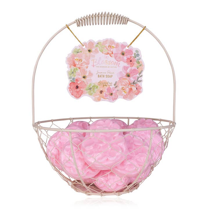 Accentra - Wholesale Bar Soap - Soap BLOSSOM in basket display