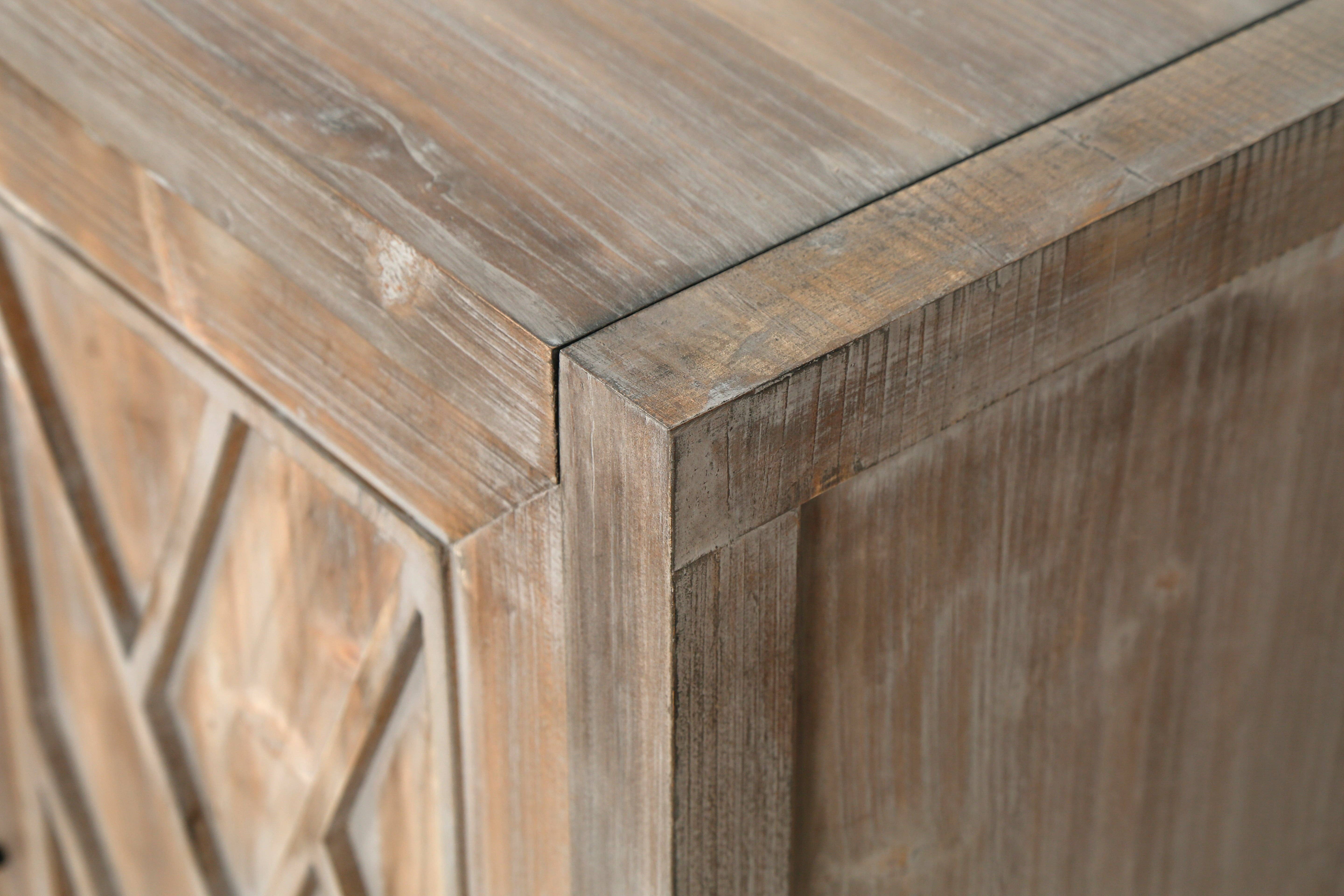 Orange County Decor - Wholesale Cabinet - 60 Inches Modern Farmhouse Accent Cabinet With 4 Doors And Adjustable Shelf Wood Sideboard Buffet Cabinet Console Table Credenza Buffet Table For Kitchen Dining Room Entryway Hallway Antique Brown6