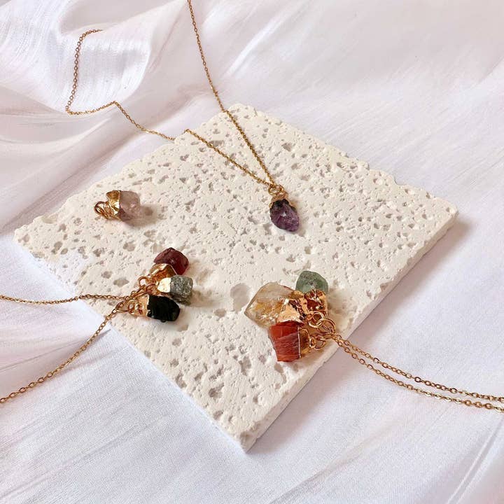 LilAryenne | Jewelry & Suncatchers - Wholesale Jewelry Set - Raw Crystal Necklace Set - Crystal Gift Jewelry3