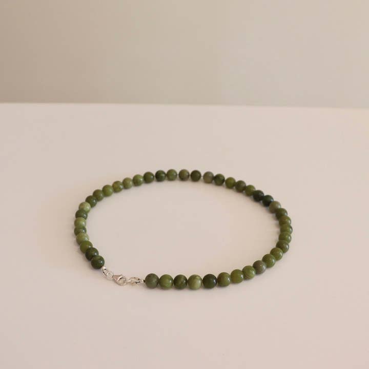 Ettori - Wholesale Beaded/pearl necklace - Peta Necklace // Emerald Green Beads1