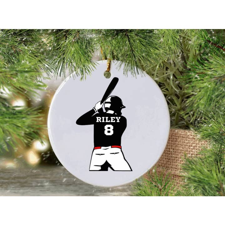 ornamento de jugador de béisbol personalizado para venta al por mayor de Kelabels