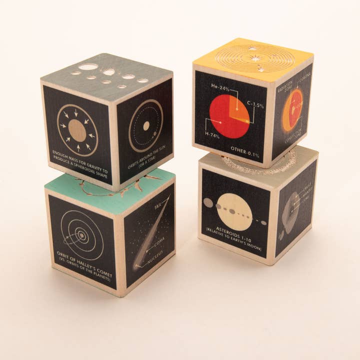 Uncle Goose - Wholesale Blocks - Kids Baby - Uncle Goose Solar System Blocks
