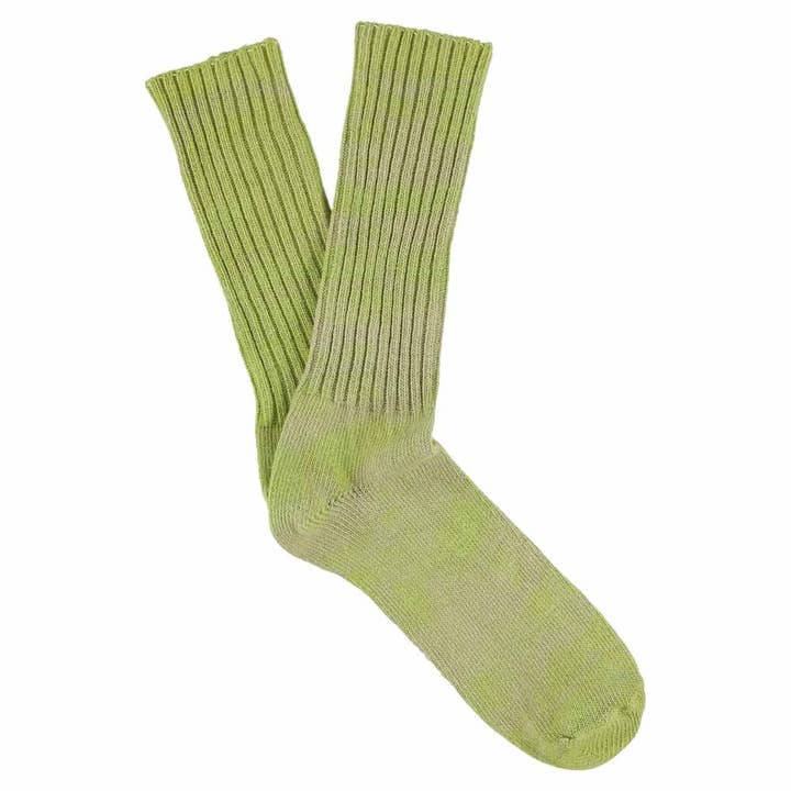 Calzini Tie Dye - Verde primaverile per la vendita all'ingrosso da parte di ESCUYER