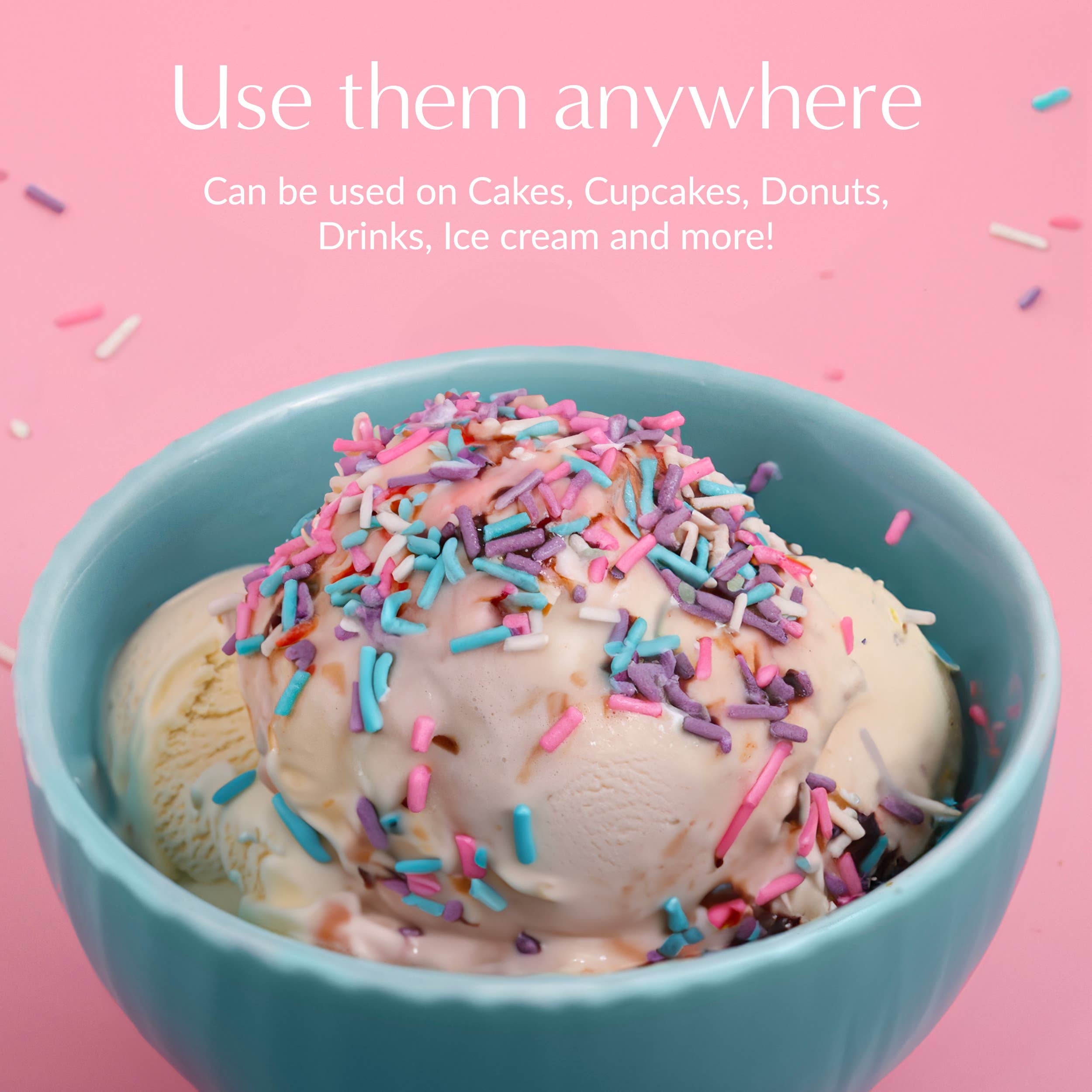 Sprinklemania - Wholesale Sprinkles - Sprinklemania Sprinkles : Cotton Candy Flavored 7oz6