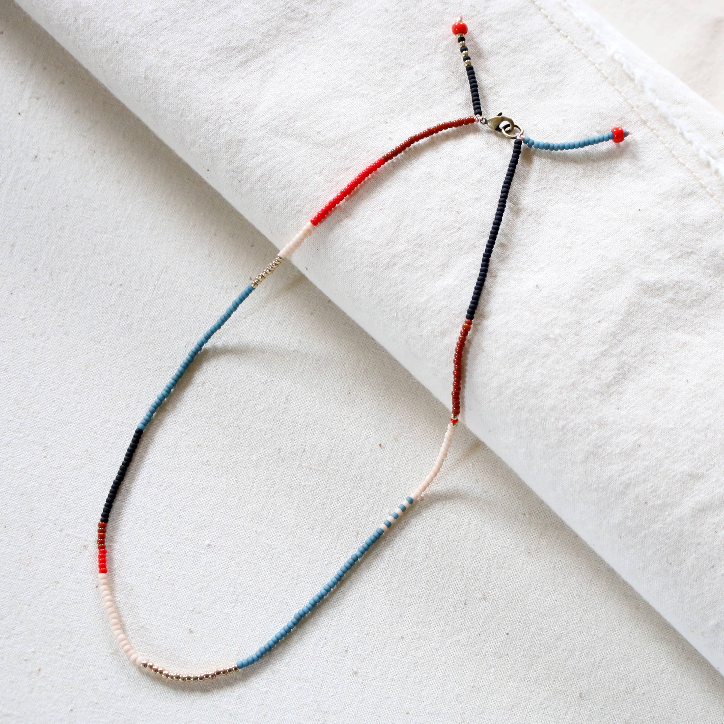 ashdel - Wholesale Choker/Collar - Color Block Choker Necklace6