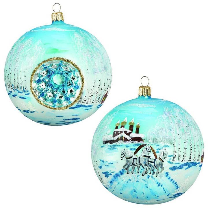 Russische trojka reflector bal voor wholesale door Joy To The World Collectibles