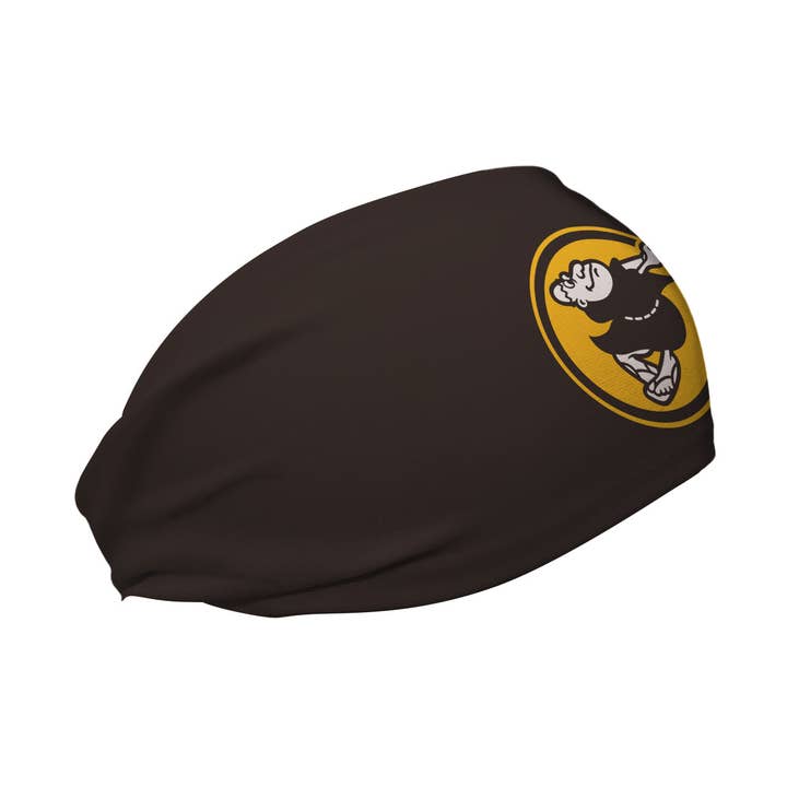 Padres Cooling Headband: Brown Swinging Friar for wholesale by Vertical Athletics
