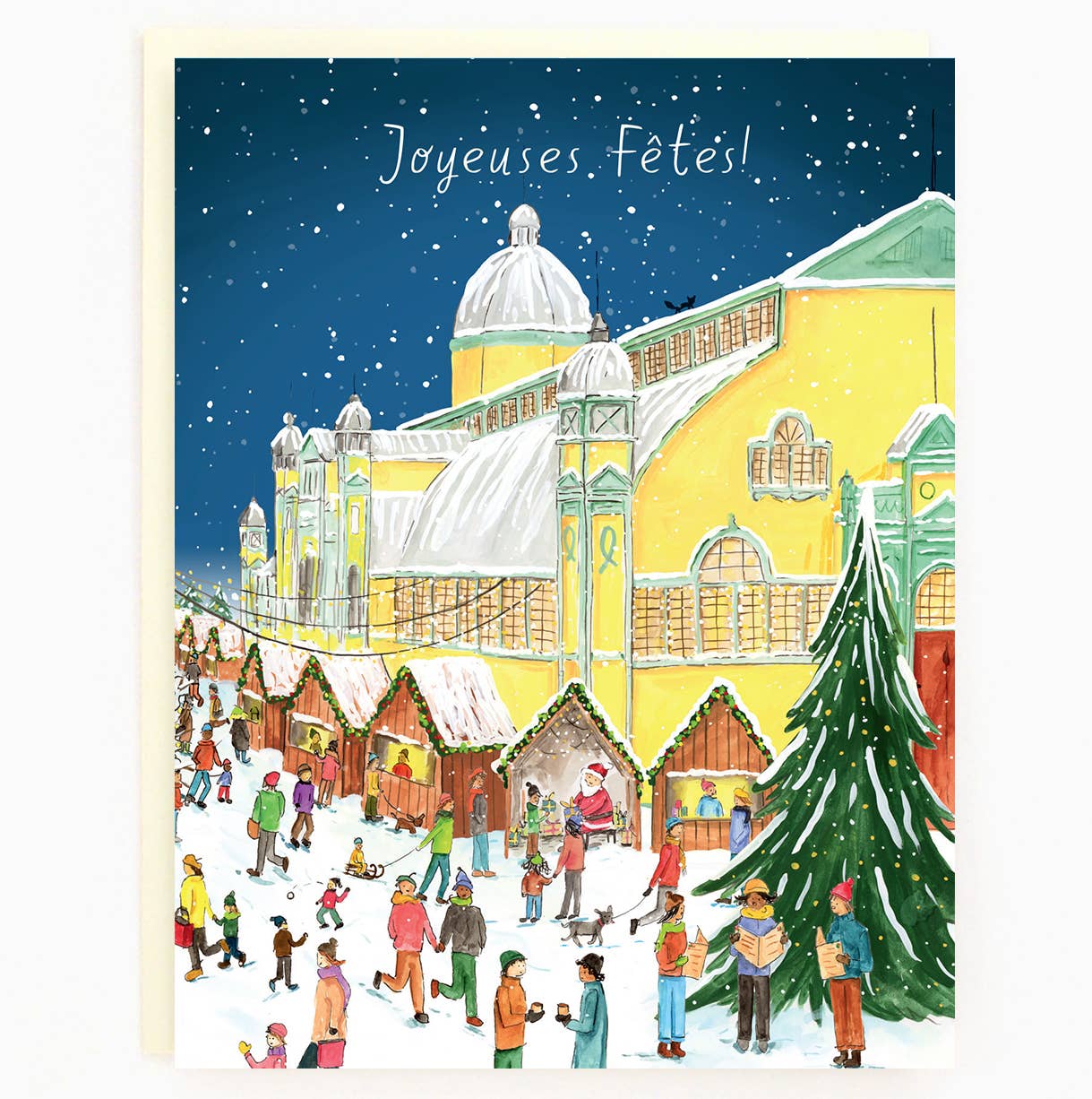 The Paperhood – wholesale Christmas card – French Ottawa Holiday Cards-Assorted Box Of 8 Greeting Cards2