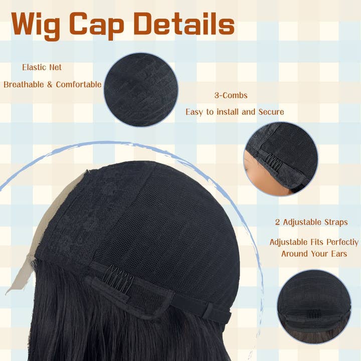 AK Brand - Wholesale Wig/Hair Piece - Long Wavy Synthetic Wig with Center Part and Natural Shine
4