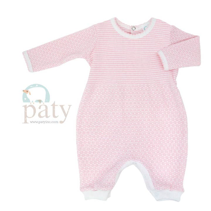 Paty - Wholesale Jumpsuit - Baby - Paty Knit Romper, (Solid Color, Long Sleeve) #266LS