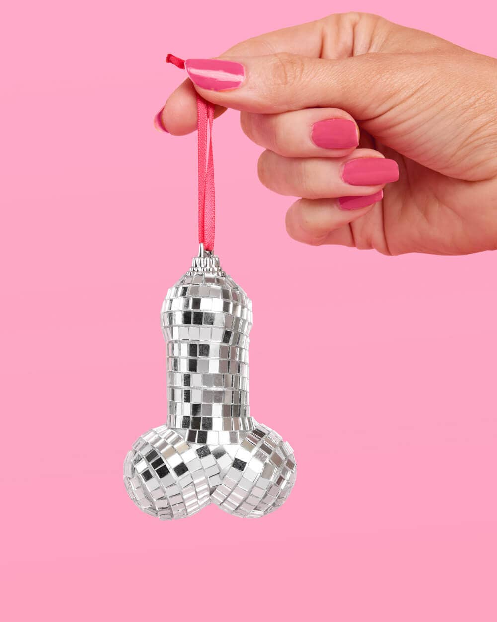 xo, Fetti - Wholesale Ornament - Disco Penis Ornament - silver disco ornament Christmas1