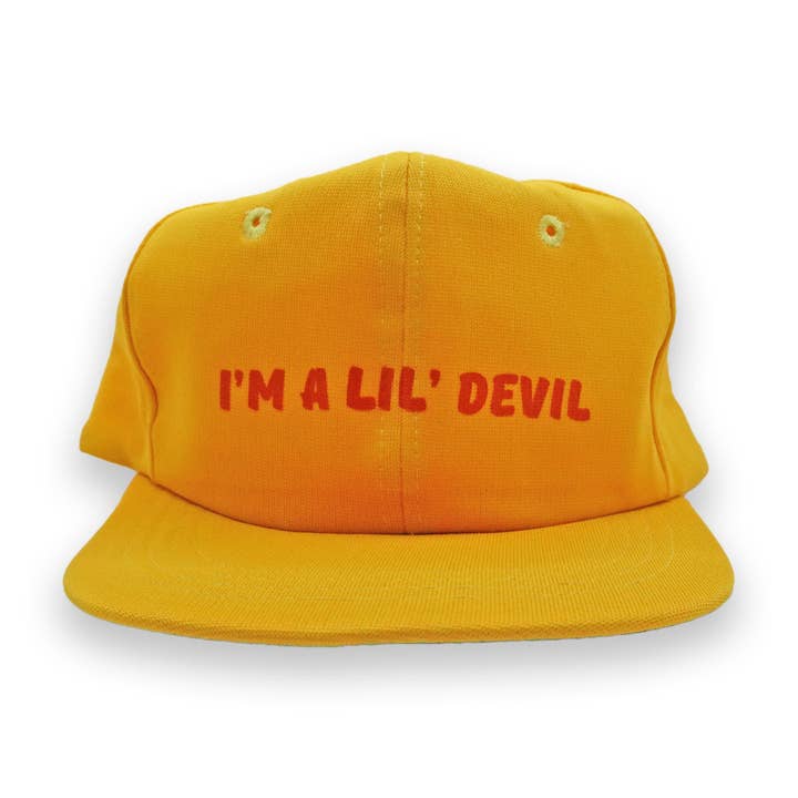 Casquette Snapback Lil Devil Vintage pour la vente par Hungry Ghost Press