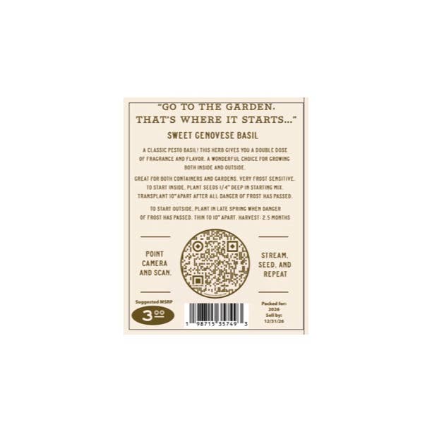 Bentley Seed Co. - Wholesale Plant Seeds - Schoepp Seeds Basil1