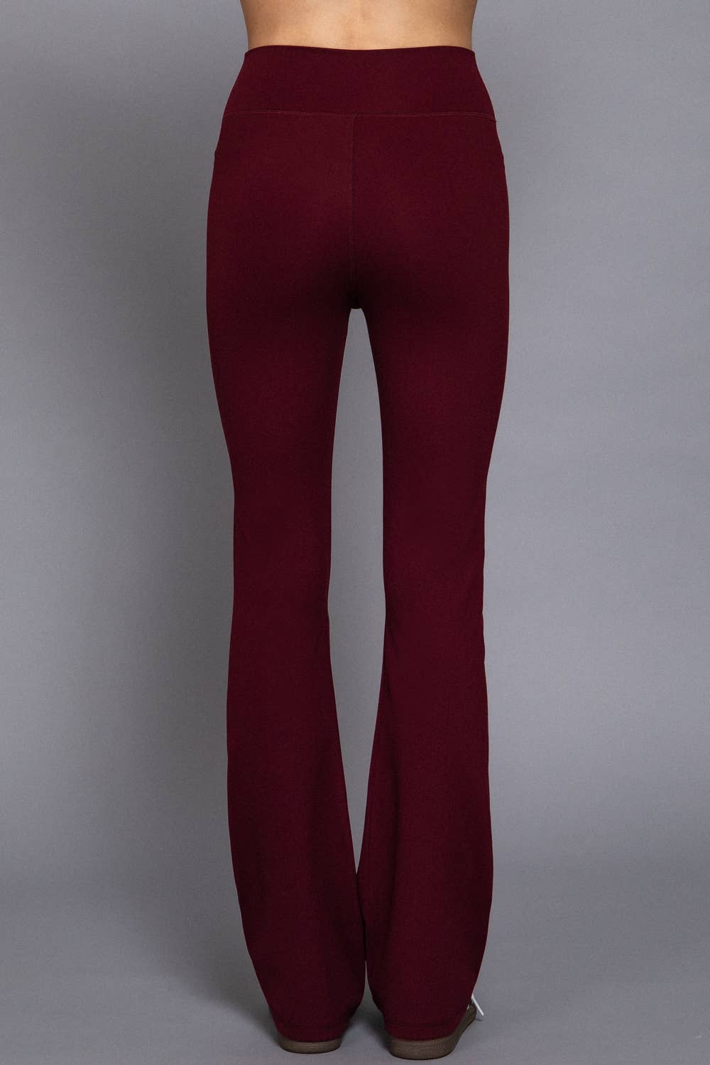 Active Basic | Active USA - Wholesale Athletic Pants - Women's - Waist Band Flare Stretch Workout Long Pants17