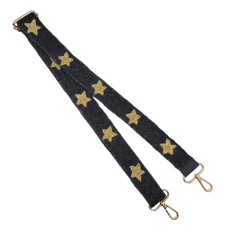 MiMi Wholesale - Wholesale Bag Strap - Women's - Game Day Star Beaded Guitar Bag Strap1