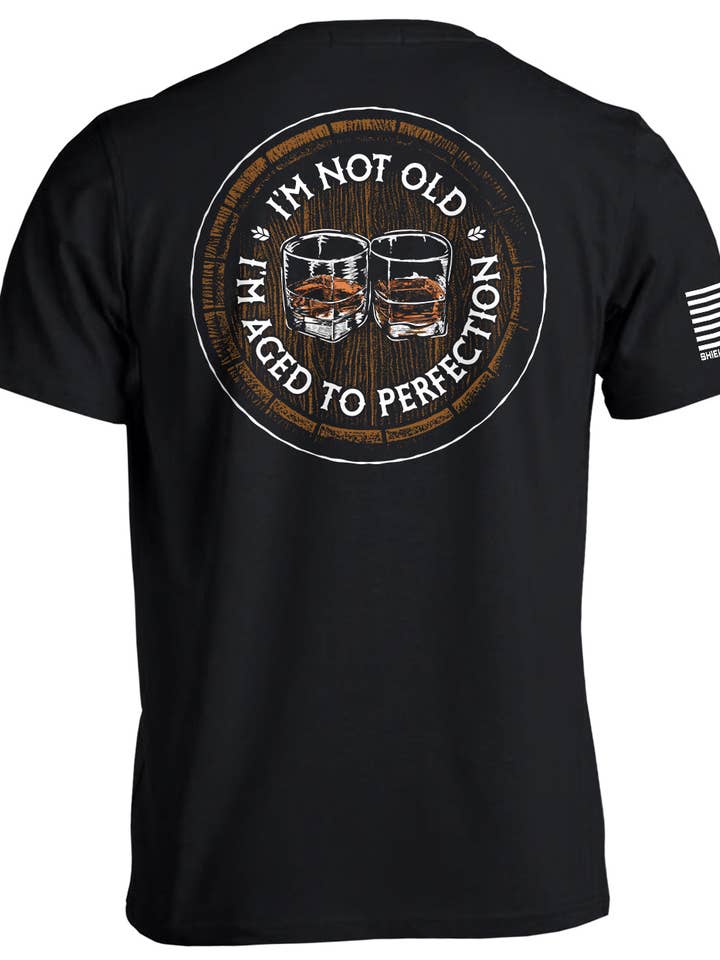 Je ne suis pas vieux, je suis vieilli à la perfection (fût de bourbon) pour la vente par Shield Republic