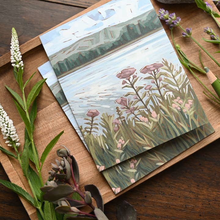 Rebecca Deneau - Wholesale Stationery/Notecard Set - Lake Note Card Set5