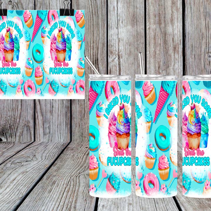 IK HEB JE BEKER GEBAKKEN. voor wholesale door Bull Riders Mama & Co. Tumblers