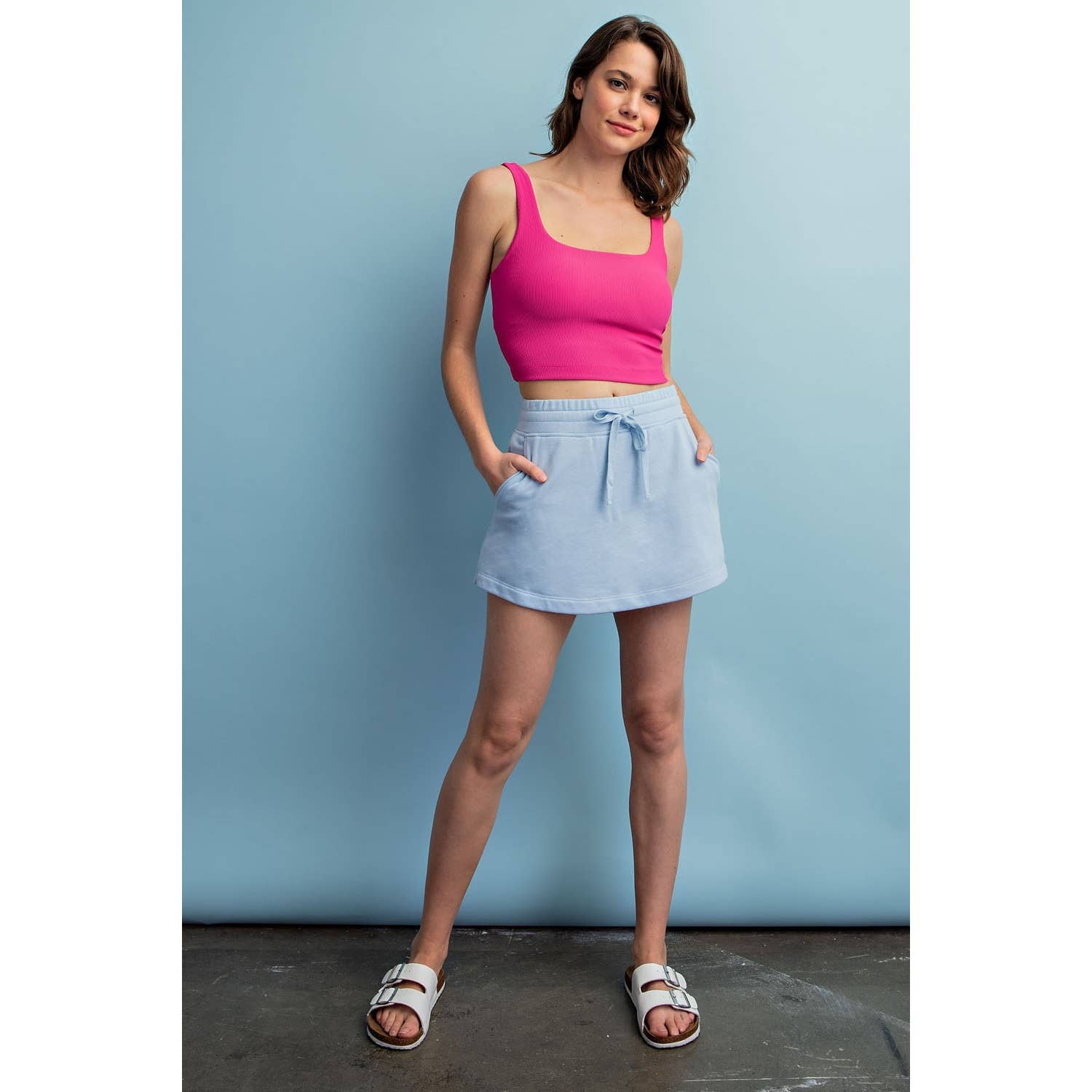 Rae Mode - Wholesale Broekrok - Dames - FRENCH TERRY KORTE ROK31