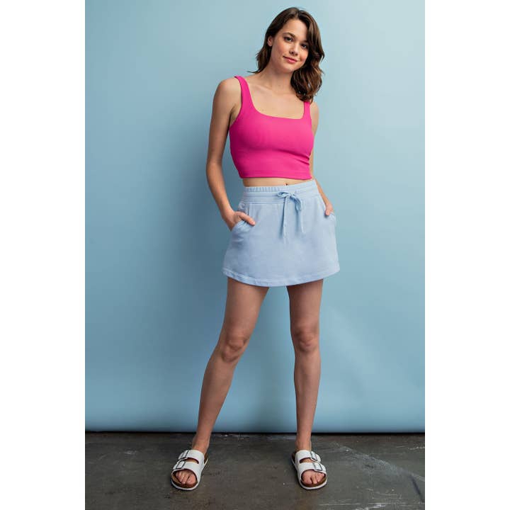 Rae Mode - Wholesale Broekrok - Dames - FRENCH TERRY KORTE ROK31