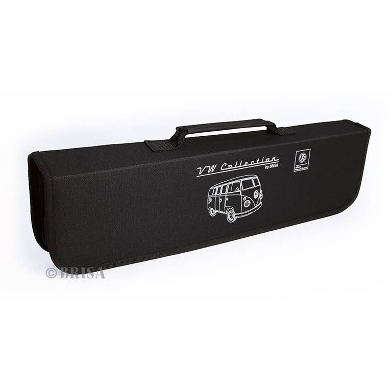 VW Collection by BRISA – Ferramentas para churrasco por atacado – Conjunto de utensílios para churrasco VW T1 com 3 peças e estojo2