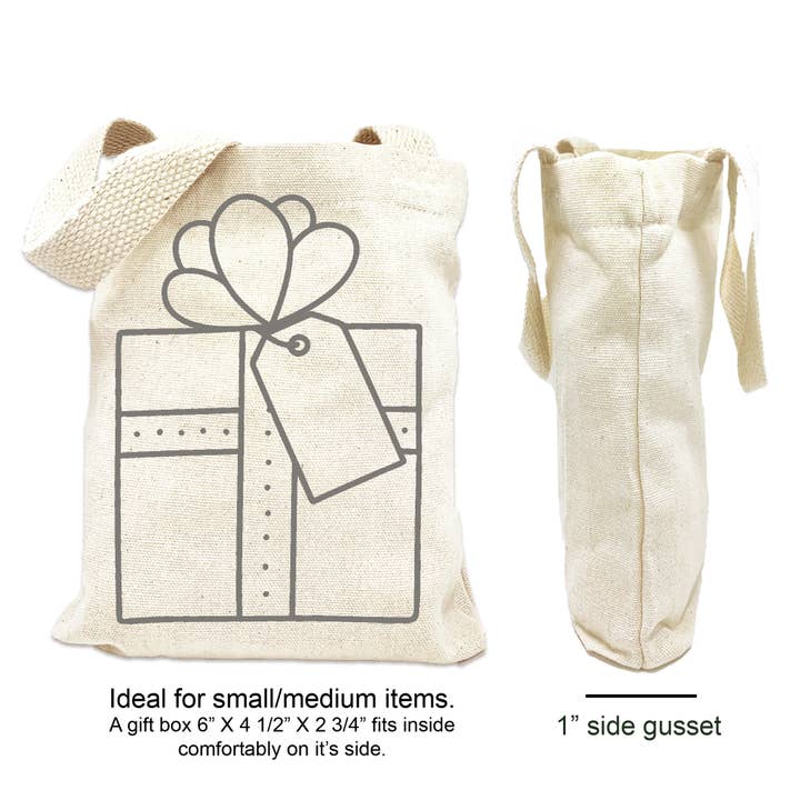 Sockprints - Wholesale Tote Bag - Women's - Mini Canvas Bag- Add Your Own Design