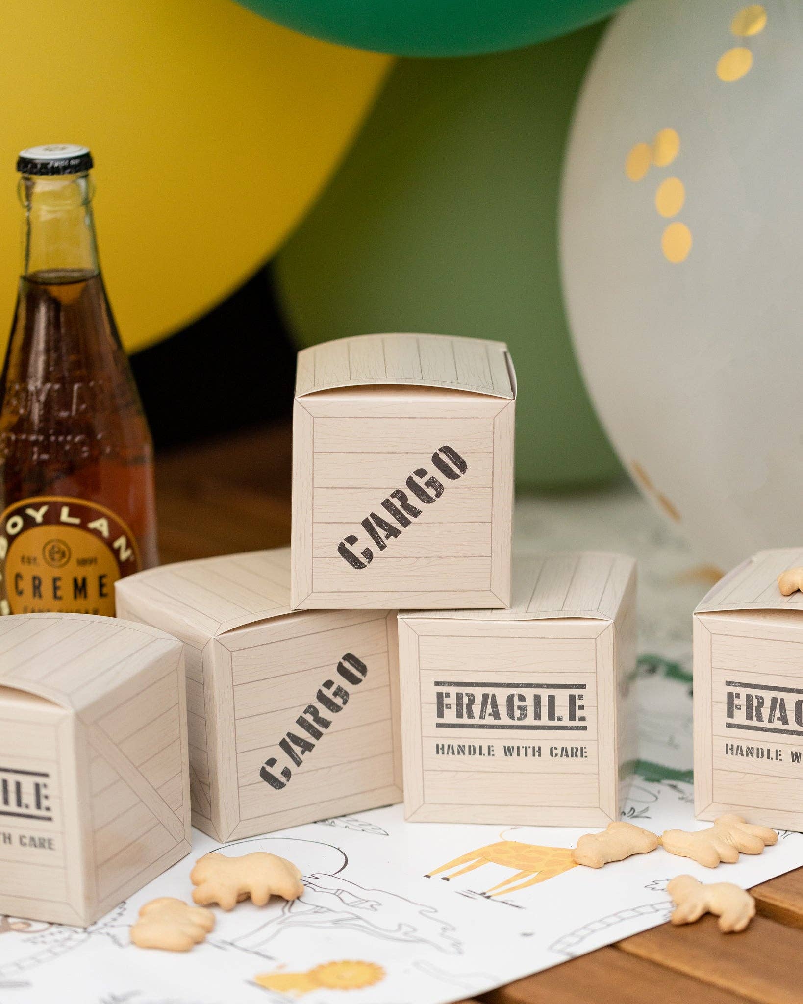 My Mind’s Eye - Wholesale Party Favor Bag/Box - SAF907 -  Safari Cargo Box Treat Boxes4