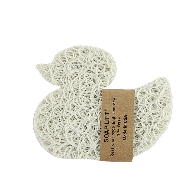 Soap Lift - Wholesale Bath Soap Dish - Duck Soap Lift Soap Saver - White