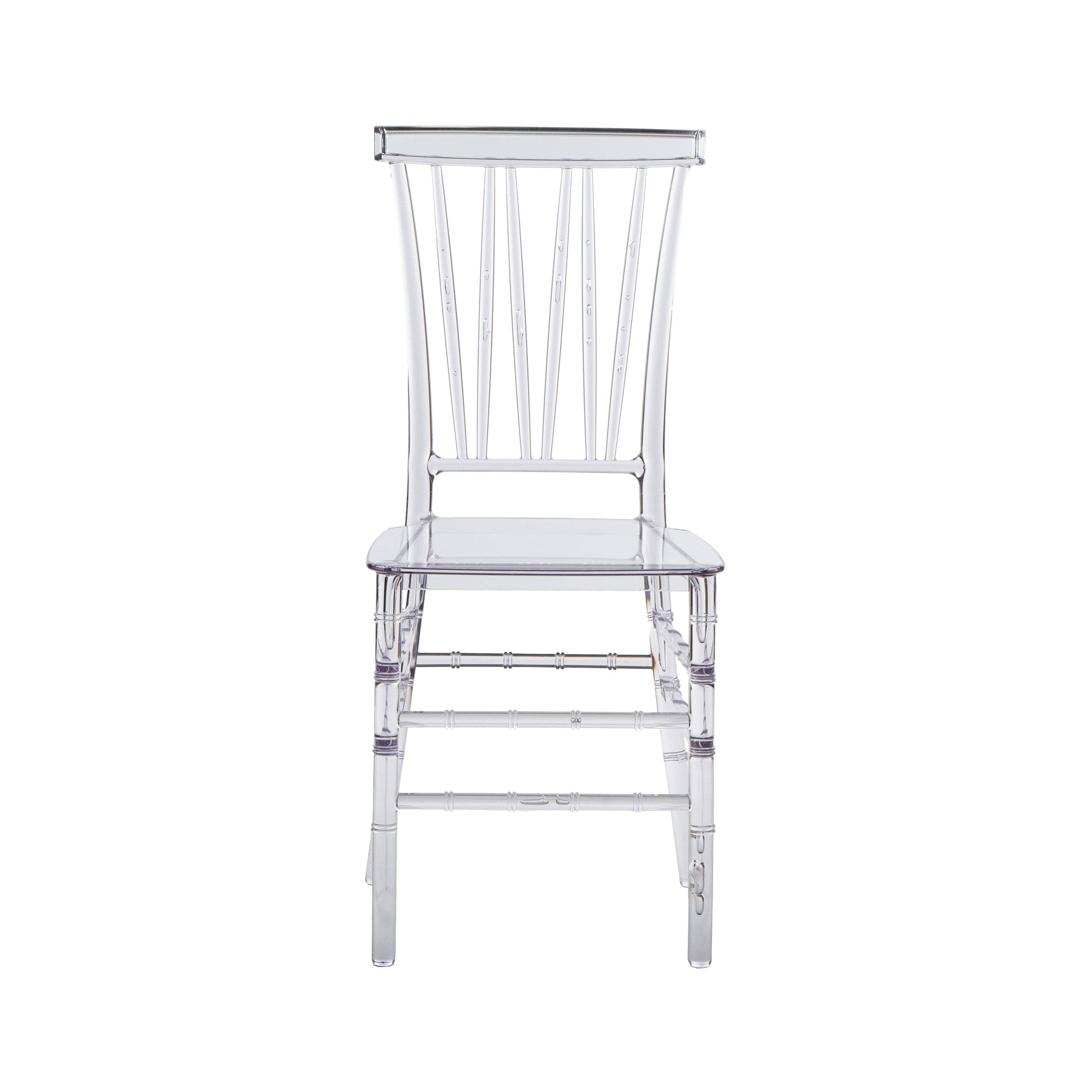 RTA Products LLC - Wholesale Chair - Stackable Chiavari Style Acrylic Event Chairs – Set of 22