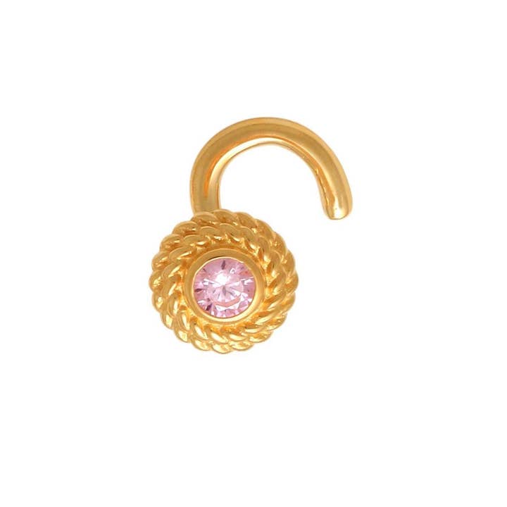 Zahav Jewelry – wholesale Enkelt örhänge – 14K massivt guld näsring | 18 Gauge | Massivt guld | Guld näsring | Guldnäsa S3