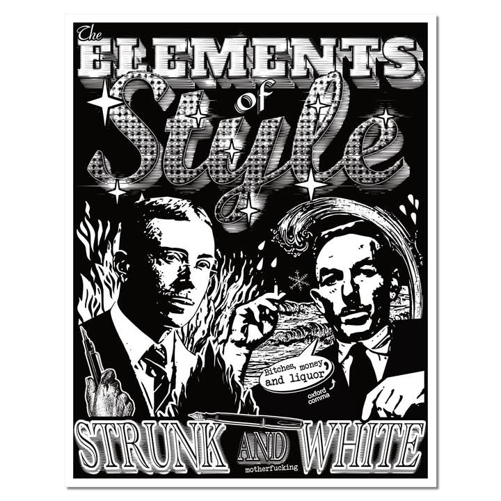 Affiche « Elements of Style » pour la vente par Arcane Bullshit