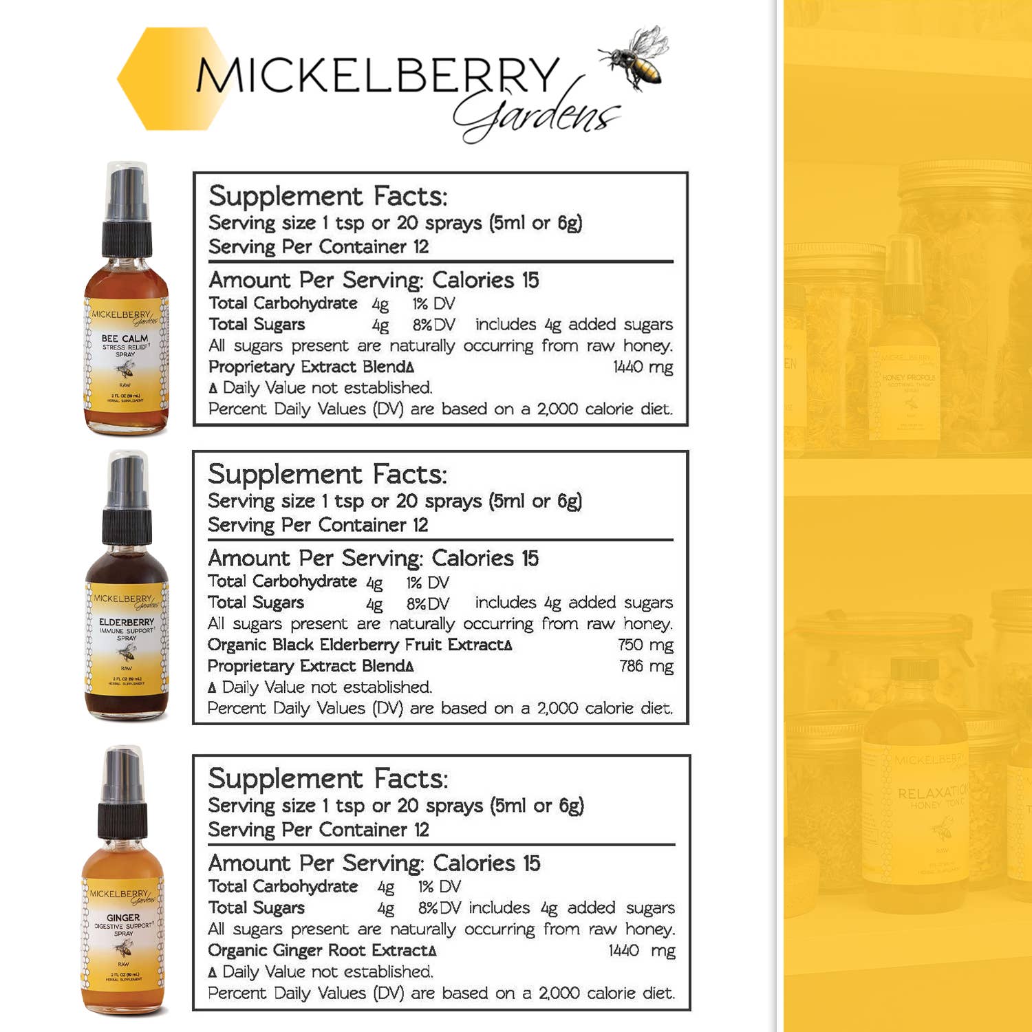 Mickelberry Gardens - Wholesale Tincture - Essential Gift Set — all-day wellness for the whole family5