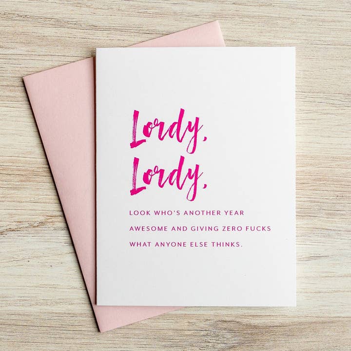 Jones Street Press - Wholesale Verjaardagskaartje - Gedurfde leeftijdsvriendelijke verjaardagswenskaart - Grappige verjaardag2