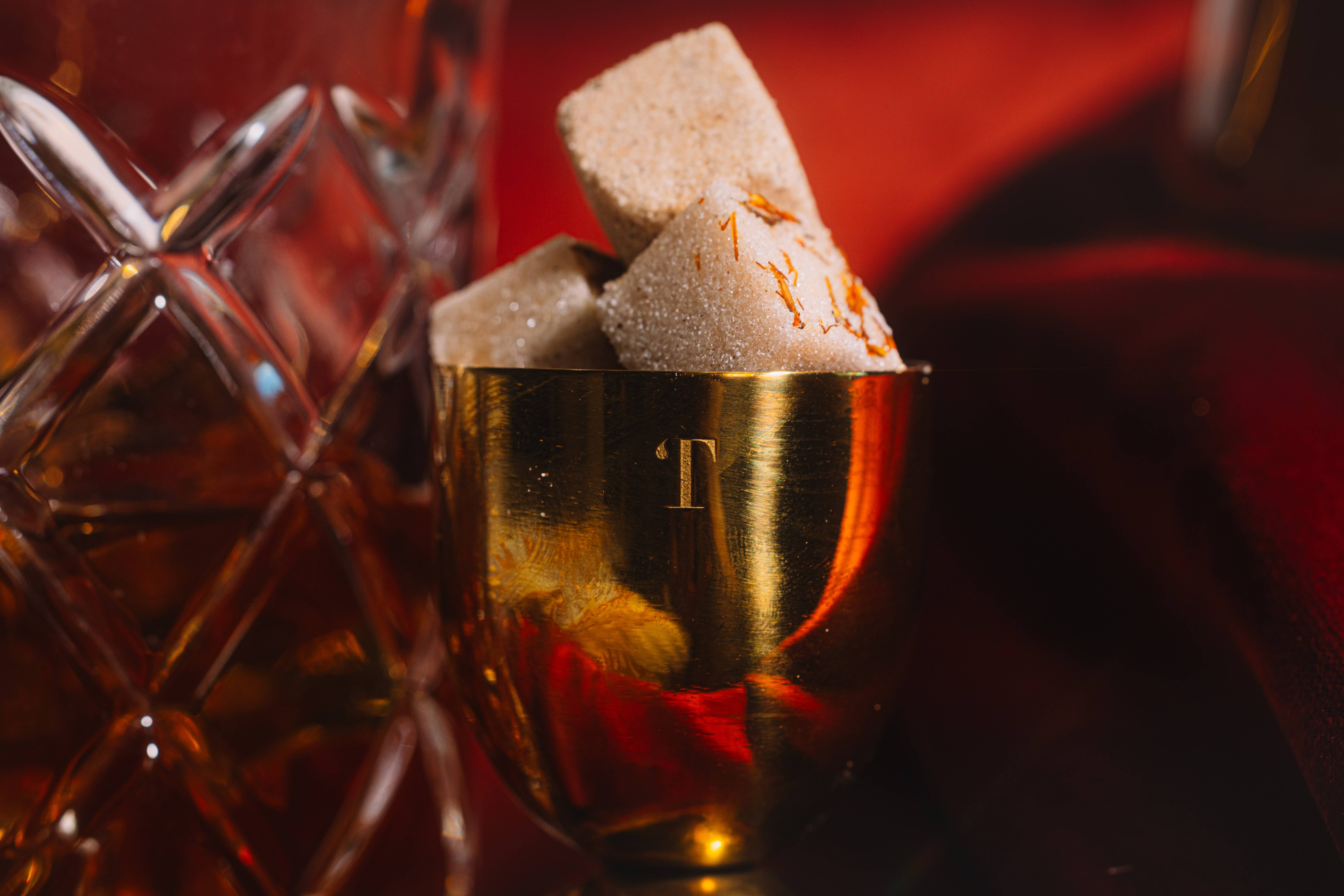 TEASPRESSA | LUXE Mixer Cube - Wholesale Cocktail Mix/Syrup - Holiday Bourbon Old Fashioned Mixer Cube Trio2