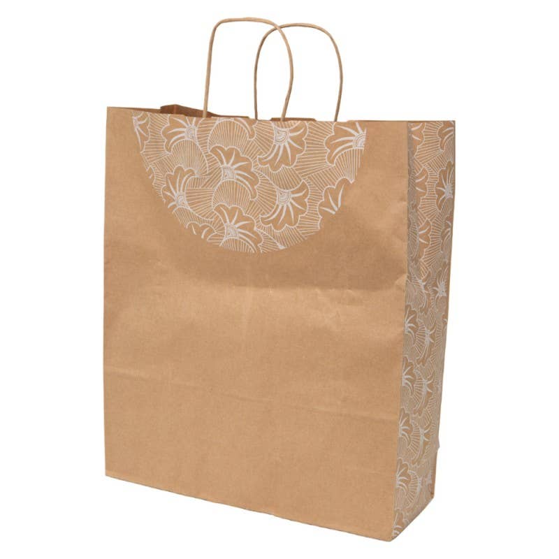 Deffrennes - Wholesale Gift Bag - Kraft paper bag Flowers 34x14x39.51