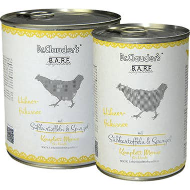 Dr Clauder's BARF Dog Complete Chicken Fricassee for wholesale by Victory Pet Products Ltd