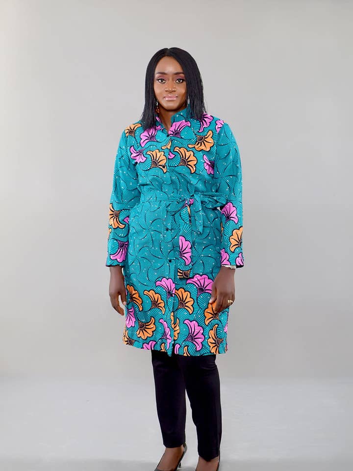 Efua Shirt Dress for engroshandel hos Nora's Needle