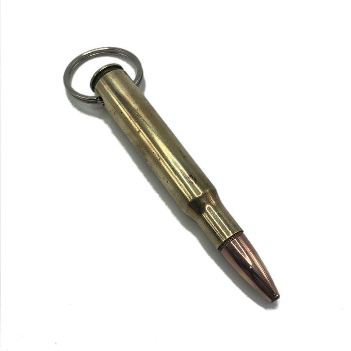 Vermont Cut Coins & 2nd Shot Round - Wholesale Keychain - Unisex - Bullet Keychains - Many Calibers - .223 .45 9mm .40 10mm21