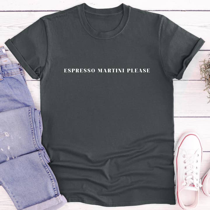 Espresso Martini Tee for wholesale by Out Of Office Brands
